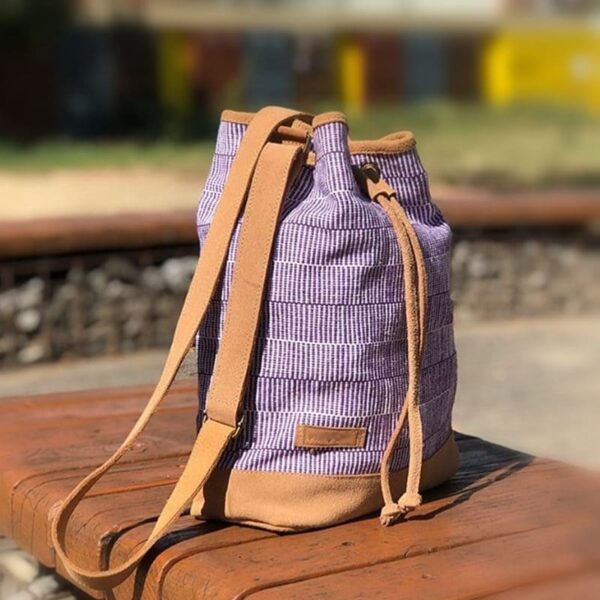 Fairy bucket bag MAYA mauve