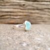 Bague en calcédoine AQUA