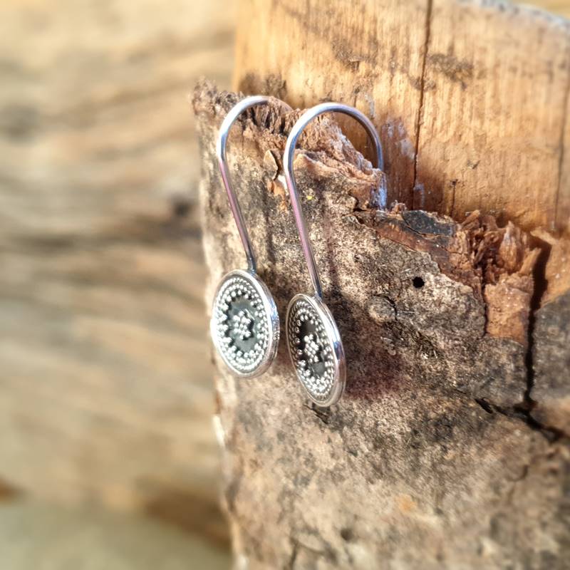 Boucles d'oreilles bohochic en argent