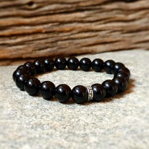 Men's bracelet in onyx KI