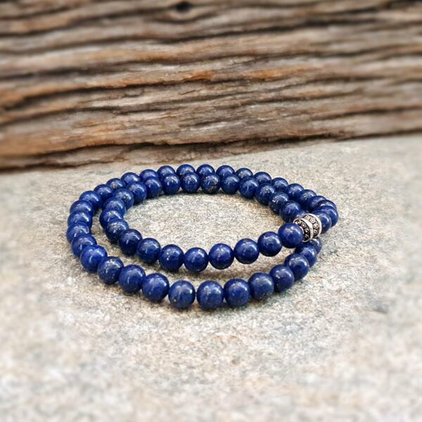 Mann Armband Wrap Lapislazuli