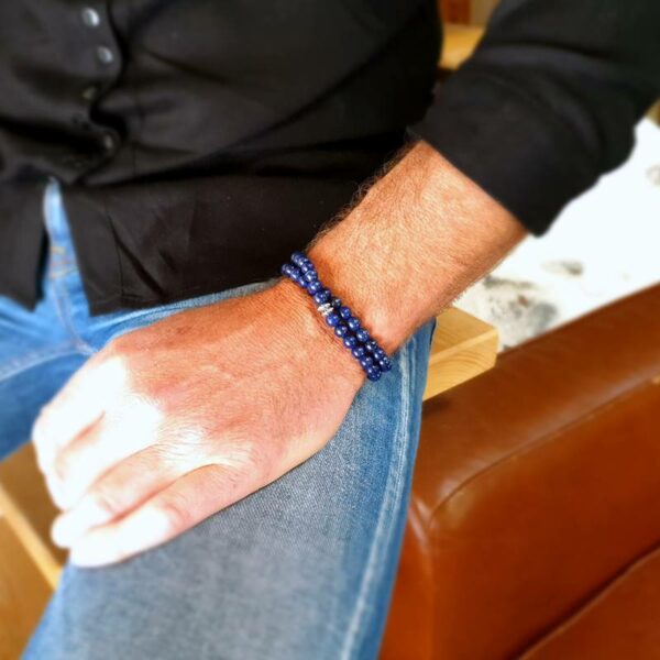 Armband heren lapis lazuli