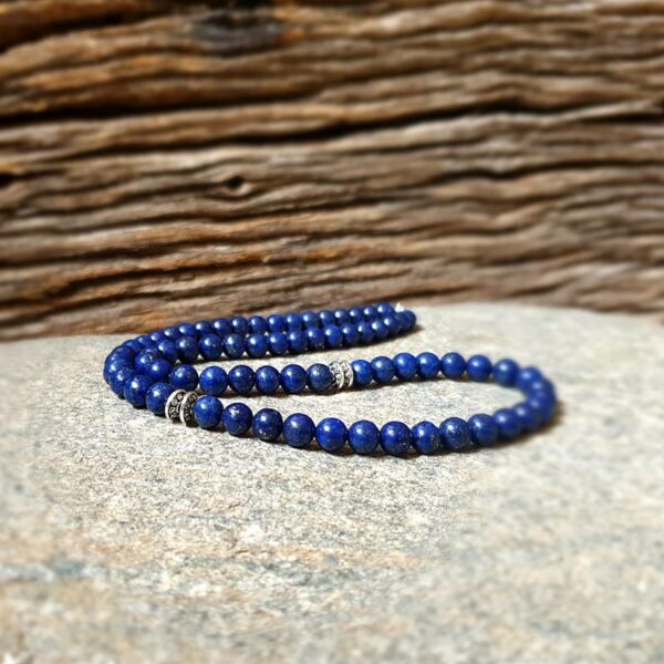 Collana uomo DEEP BLUE con lapislazzuli