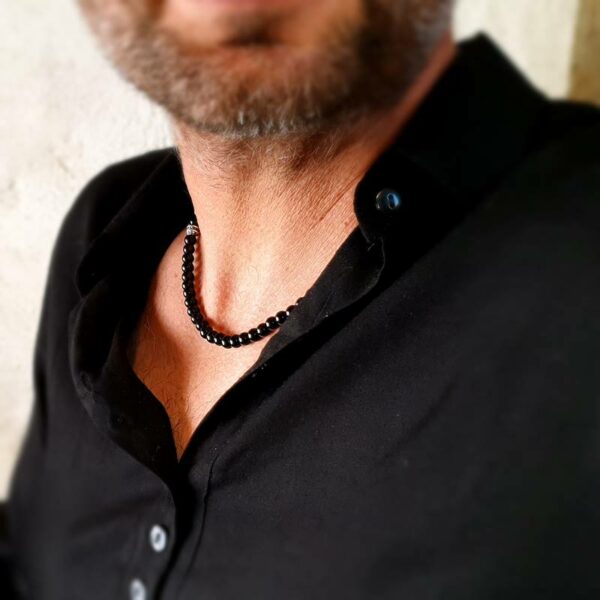 Man necklace onyx KI