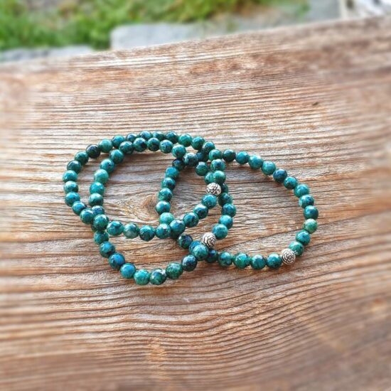 Green jasper bracelet WELLBEING Omyoki designer jewelry Fairtrade