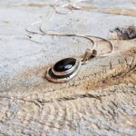 Pendentif en onyx noir