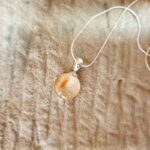 Pendentif en quartz rutile doré