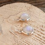 Boucles d'oreilles pierre de lune gouttes