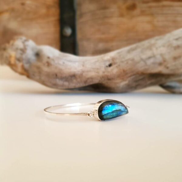 Bracciale in argento labradorite VAGUE