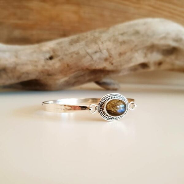 Jonc labradorite argent PROTECTION