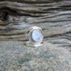 Ethnic moonstone ring