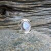 Anello etnico in pietra di luna