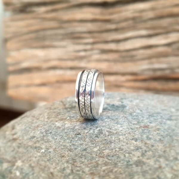 KARMA Silber Meditationsring