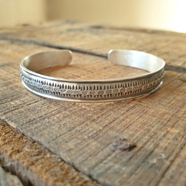 KAREN ethnic silver bangle