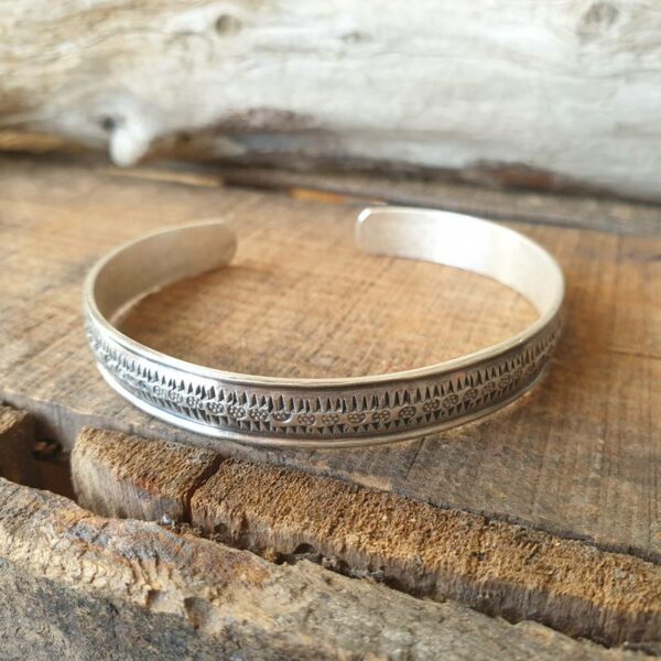 KAREN ethnic silver bangle