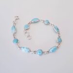 Bracelet argent larimar LAGUNE