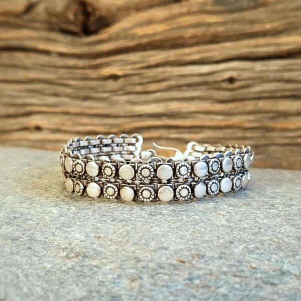 Bracelet indien en argent TIKA