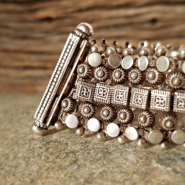 SITA ethnic silver bracelet