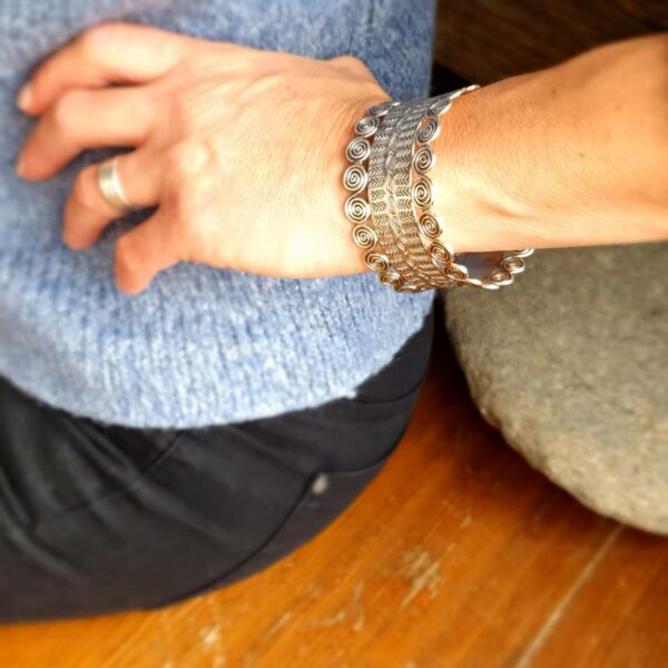 Ethnic silver bracelet KAREN