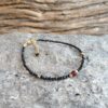 Bracelet onyx et grenat SAMARKANDE
