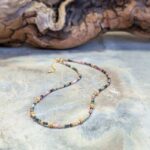 Collier tourmaline multicolore en argent KI