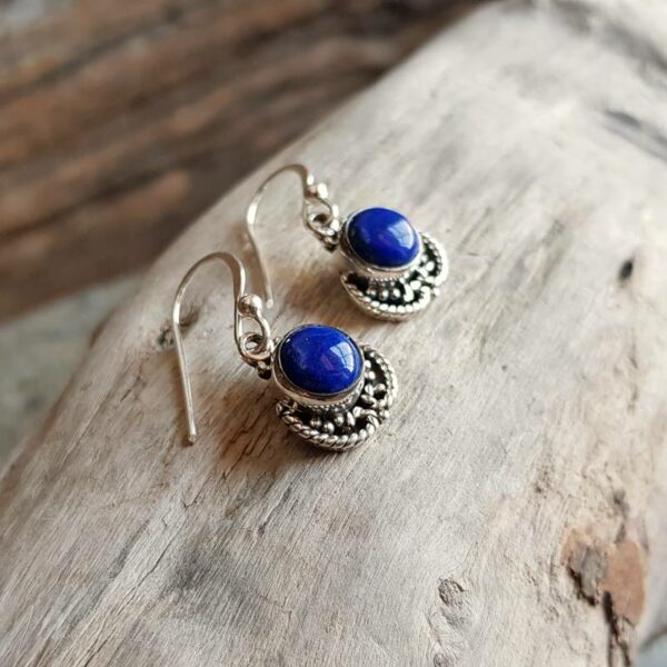 Indian lapis lazuli earrings