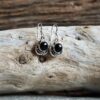 Boucles d'oreilles indiennes en onyx