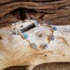 Bracelet labradorite en argent