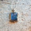 Pendentif labradorite BAROQUE