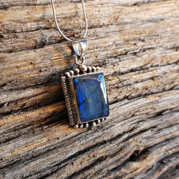 Pendentif labradorite BAROQUE