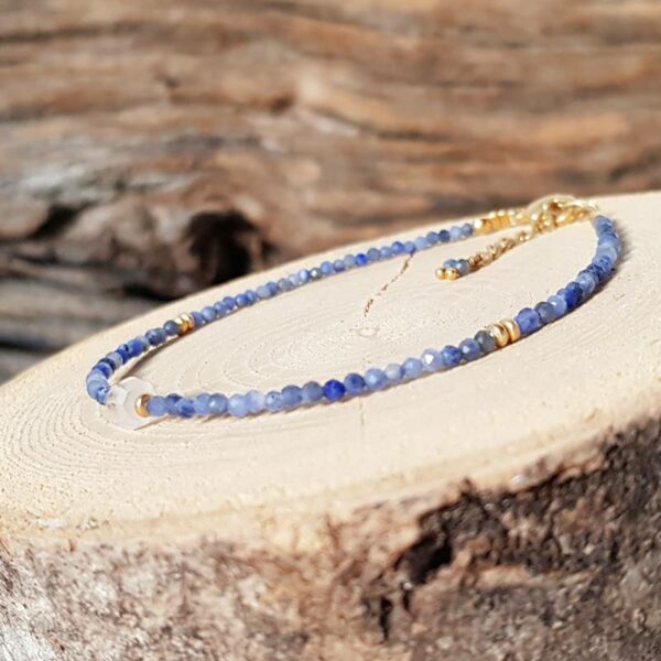 Bracelet sodalite et pierre de lune OCEAN