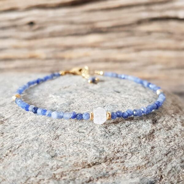 Pulsera de sodalita y piedra de luna OCEAN