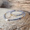 Sodalite and moonstone necklace OCEAN