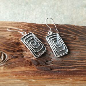 SPIRALES silver earrings