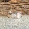 Bracelet manchette argent martelé
