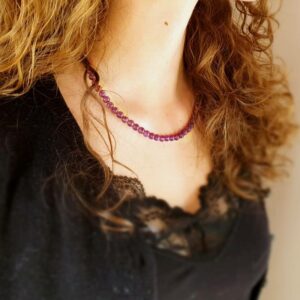 LOTUS amethyst necklace