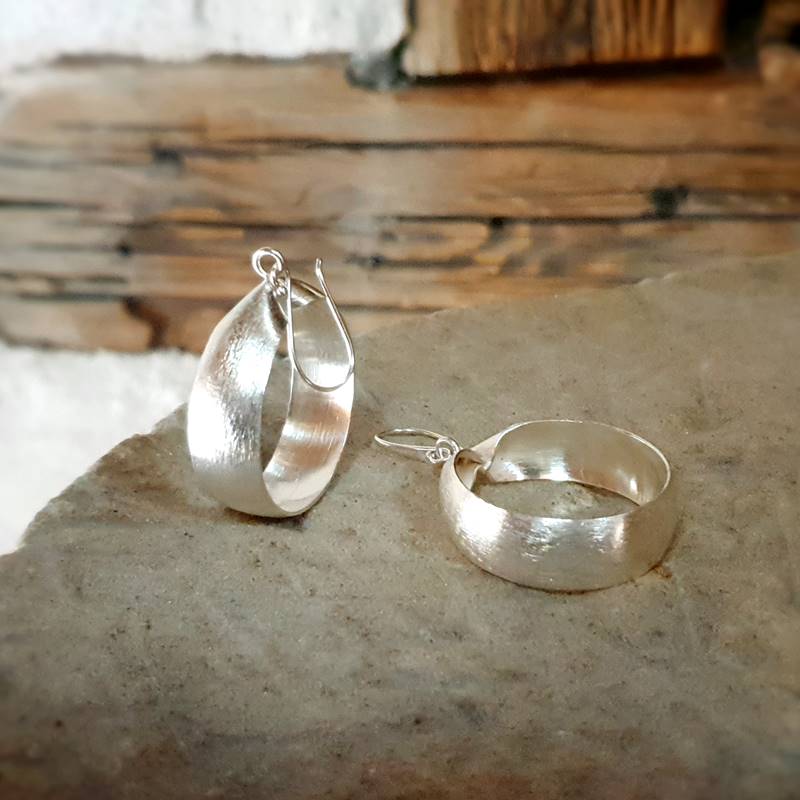 Boucles d'oreilles argent ethniques - OMYOKI bijoux de créateur