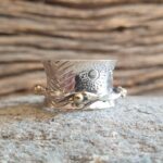 Bague anti stress argent ZEN