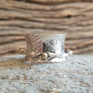 ZEN silver anti-stress ring