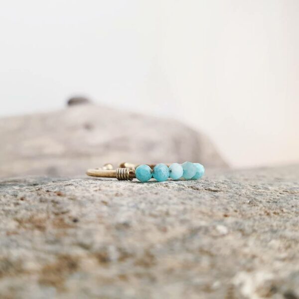 Bague fine amazonite YLANG