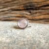 Bague quartz rose argent DOUCEUR