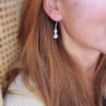 Boucles d'oreilles en pierre de lune