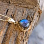 Pendentif labradorite argent PROTECTION