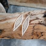 Boucles d'oreilles en argent tressé KAREN