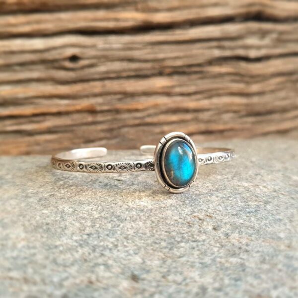 Bracelet labradorite argent PROTECTION