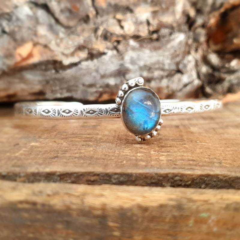 Bracelet Pierre Naturelle LABRADORITE - Calyssandra