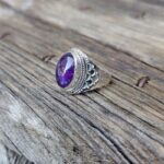 Bague améthyste argent