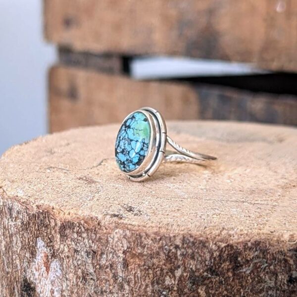 Bague en turquoise naturelle