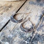 Boucles d'oreilles ethniques argent