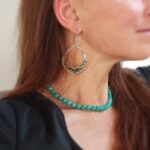 Boucles d'oreilles ethniques argent